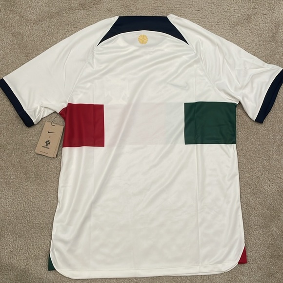 Portugal National Team Nike 2022/23 Away Breathe Stadium Replica Jersey - White - Picture 6 of 7